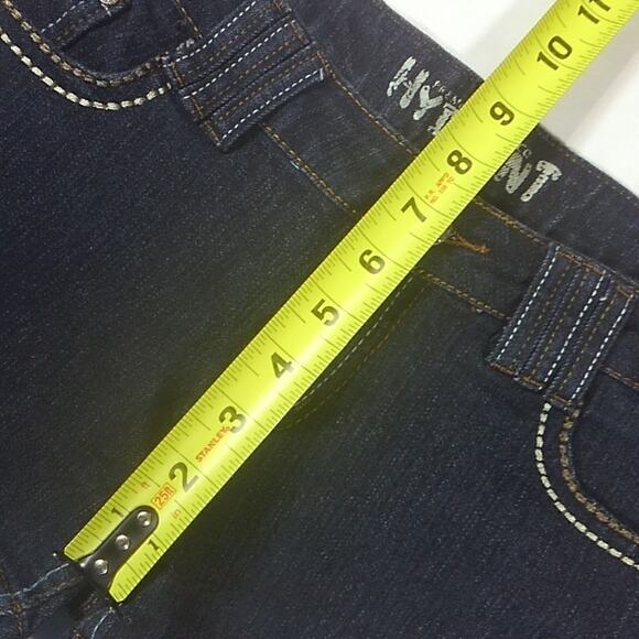 Hydrant Premium Denim Co Denim Shorts with Button Down Flaps SZ 7 - Picture 3 of 7